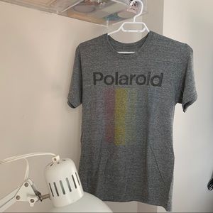 Urban Outfitters Polaroid Tee: Unisex S, Grey